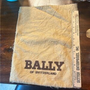 Vintage Bally of Switzerland Tan Dust Bag